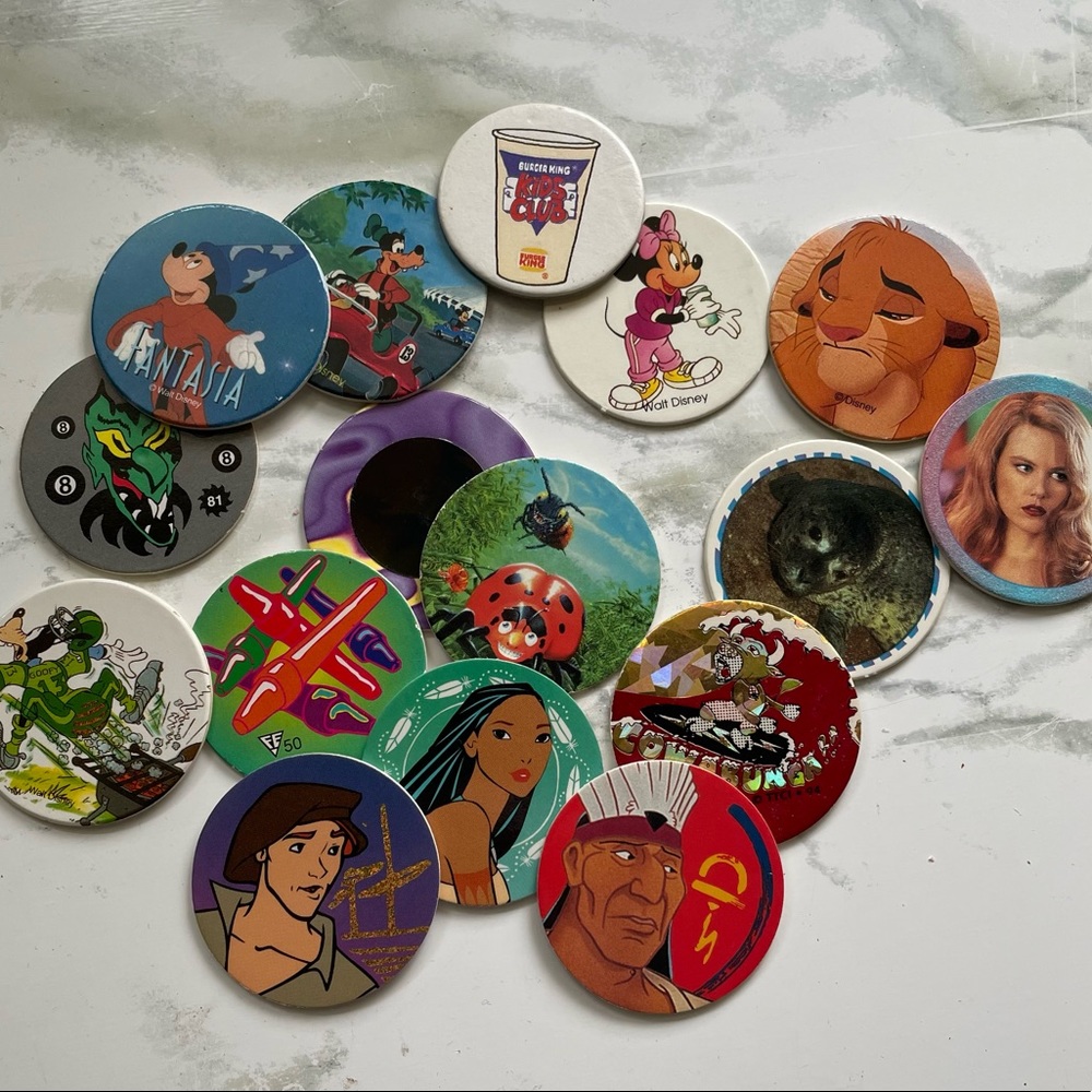 Small lot of vintage POGS